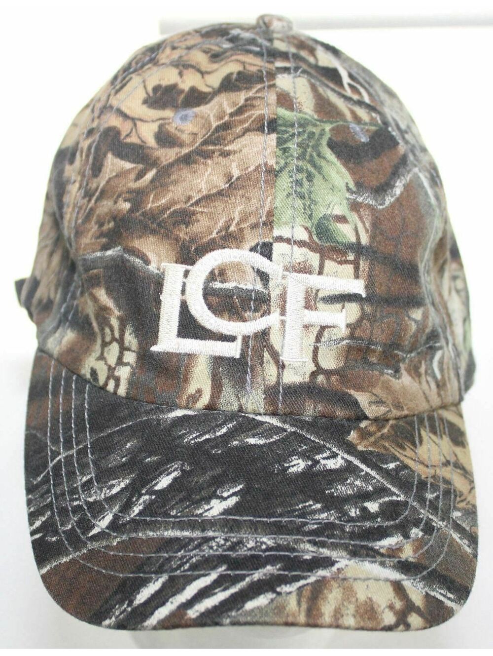 NWOT Lick Creek Farm Camouflage Hat - American Flag Camo Buckle Strapback Cap